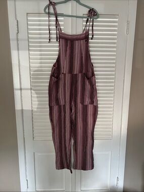 Free People overall with spaghetti straps size M